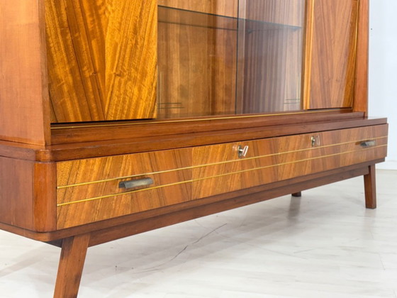 Image 1 of Vintage Mid-Century Highboard / Bar Cabinet / Sideboard / Living Room Cabinet