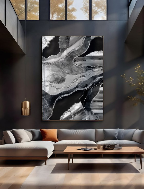 Image 1 of  Acrylic Glass Artwork | 200x140 cm | Depthwave #5 (Ori, 1983) Acrylic Glass Artwork | 200x140 cm | Depthwave #5 (Ori, 1983)