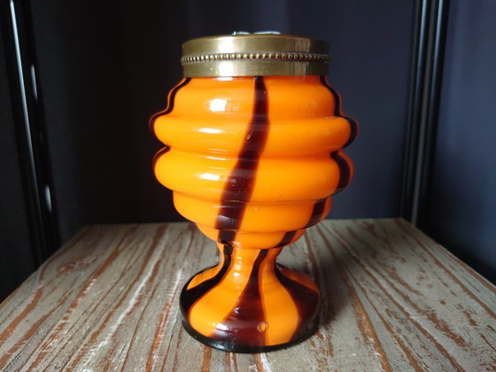 Image 1 of Dispensador de flores de cristal Art Decó Tango años 20/30