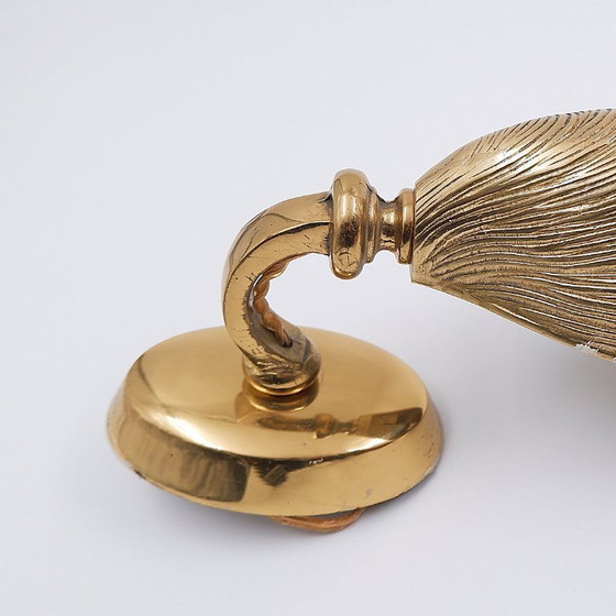 Image 1 of Coppia di applique in bronzo a forma di conchiglia di Maison Jansen - anni '70 (disponibili 2 paia)