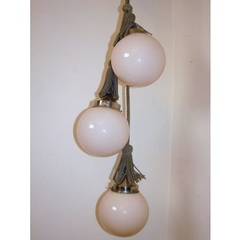 Lustre Art Déco des années 20 – éclairage vintage classique – Art Deco (photo 6 of 11)