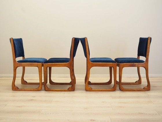 Image 1 of Set of four beech chairs, Danish design, 1950s, designer: Holger Jacobsen, manufacturer: Fritz Hansen
