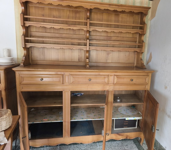 Set aus 2 passenden Kirschholzmöbeln – Highboards, Wood (photo 2 of 6)