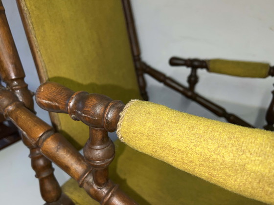 Image 1 of Engelse | Edwardiaanse | Amerikaanse schommelstoel Antiek