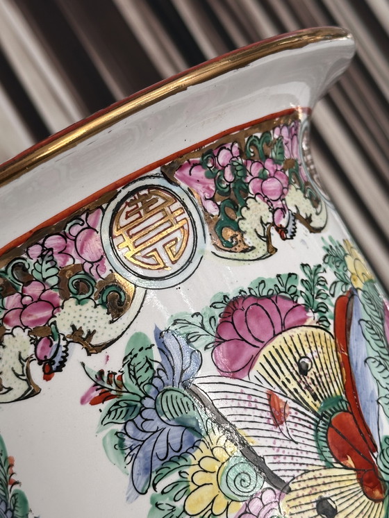 Image 1 of Grote Chinese porseleinen vloervaas