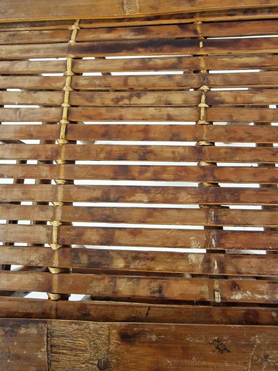 Antique Chinese side table with bamboo top - 1920s / Qing style, Coffee tables, Wood, Beige, Aziatisch (photo 11 of 13)