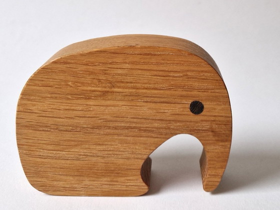 Image 1 of Georg Jensen - Large size wooden elephant - Marked