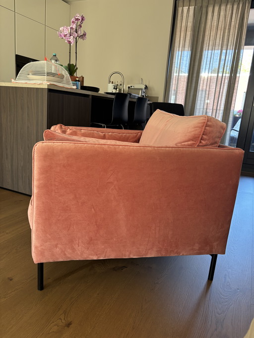 Pols Potten stoel velvet nude pink