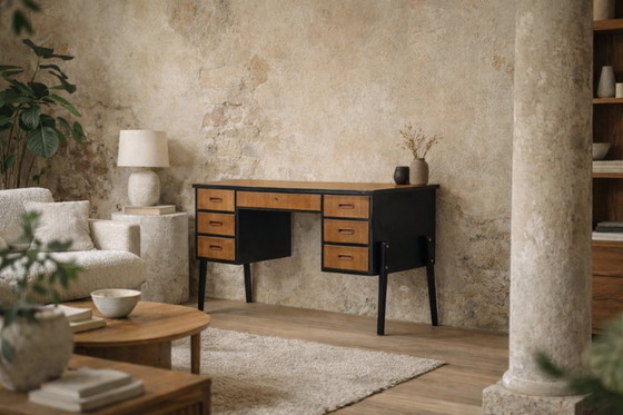 Image 1 of Scrivania vintage in teak svedese moderna di metà secolo, anni '60