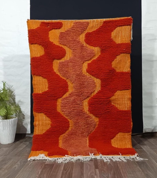 Tapis marocain traditional en laine 200cmx150cm