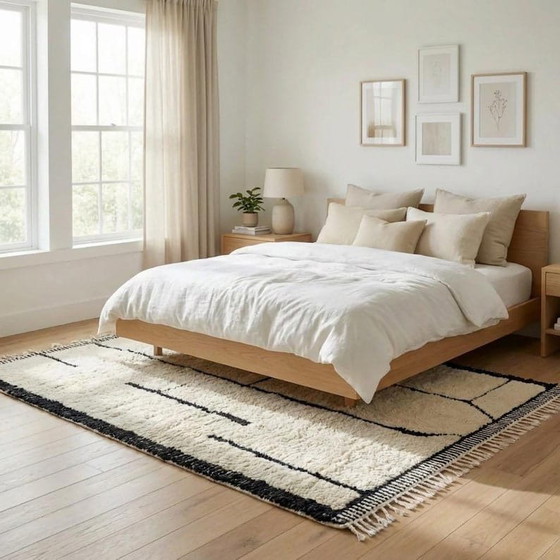 Image 1 of Authentischer traditioneller Berberteppich, handgewebt, Größe 200 x 300 cm