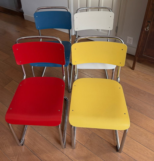 4x Gispen 101 Stuhl