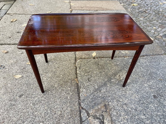 Image 1 of Jorgen Aakjaer Jorgensen per Møbelintarsia - Tavolino da caffè in palissandro / Tavolino da caffè della metà del secolo