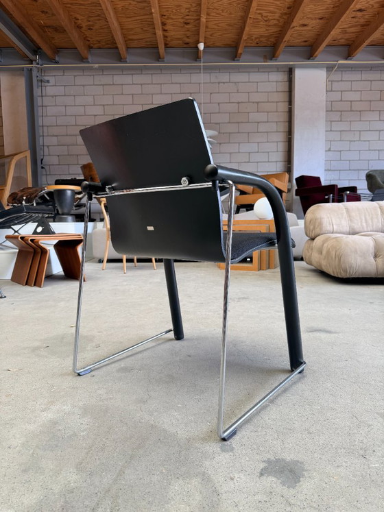 Silla Thonet S320 negra (Stock: 12) – Sillas de comedor, Metal, Textile (photo 7 of 13)