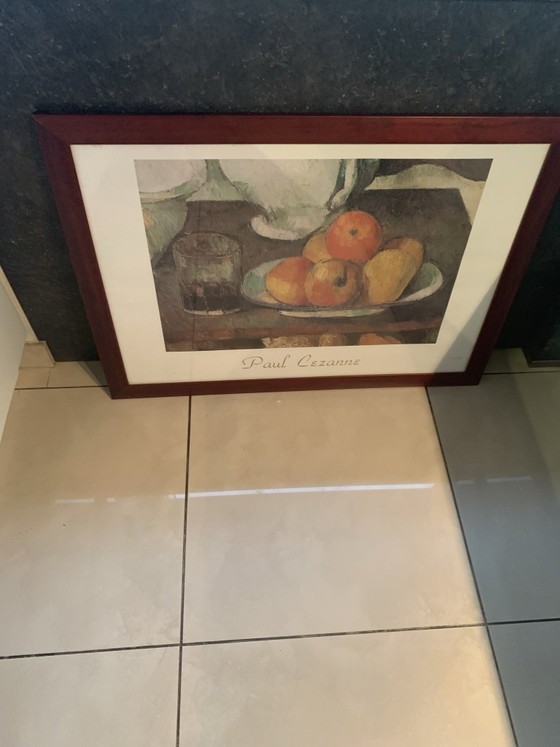 Tableau – Paul Cezanne, Objets d'art, Verre, Papier (photo 2 of 11)