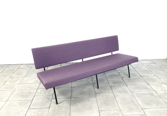 Divano No. 33 Disegnato da Florence Knoll per Knoll International anni '50 – Divani 3 posti, Metal, Textile (photo 5 of 6)