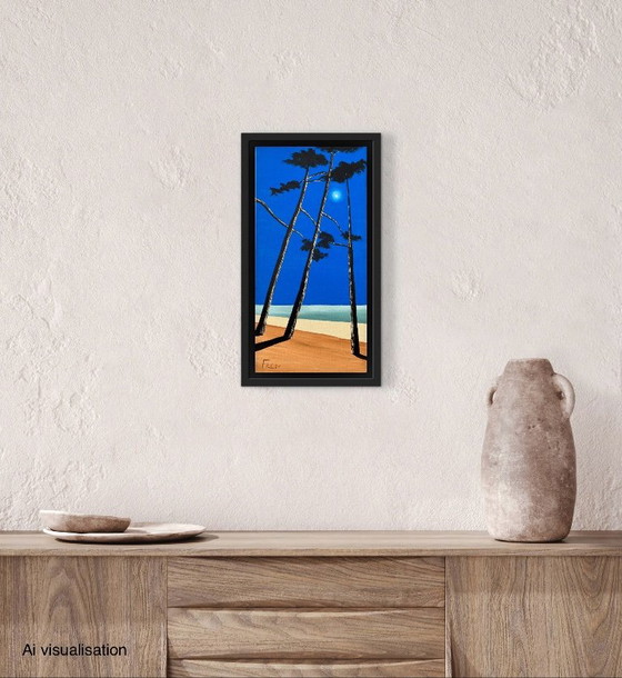 Acrylic on canvas frame 40x20cm. – Paintings & Drawings (photo 2 of 5)