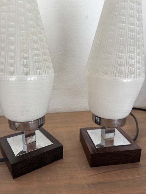 Scandinavische set tafellampjes