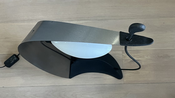 Image 1 of Zeldzame vintage E'Luce vloerlamp met Murano-glas – Design italien