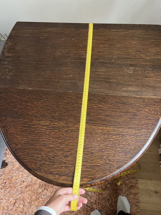 Image 1 of Antique side table foldable 