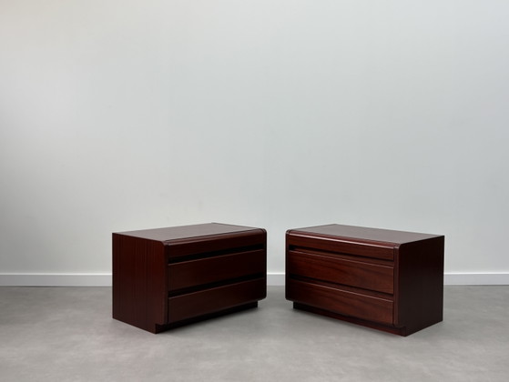 Vintage Moser Nachtkastjes Palissander Fineer – Wood (photo 5 of 15)
