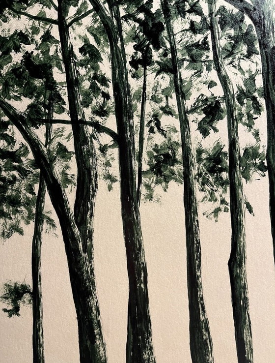Inchiostro su carta naturale. Formato 40x30cm. – Dipinti e disegni, Paper (photo 11 of 13)