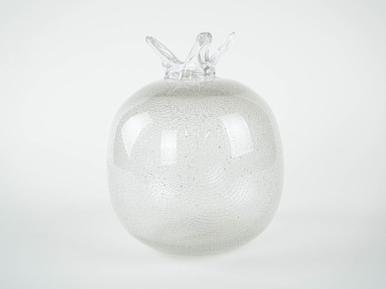 Image 1 of Glass vase in the shape of a pomegranate, Danish design, 1970s, made in Denmark