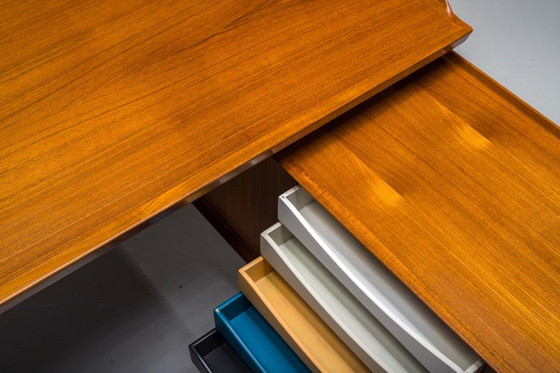 Image 1 of  Chefschreibtisch Modell 209 aus Teakholz von Arne Vodder für Sibast, 1955