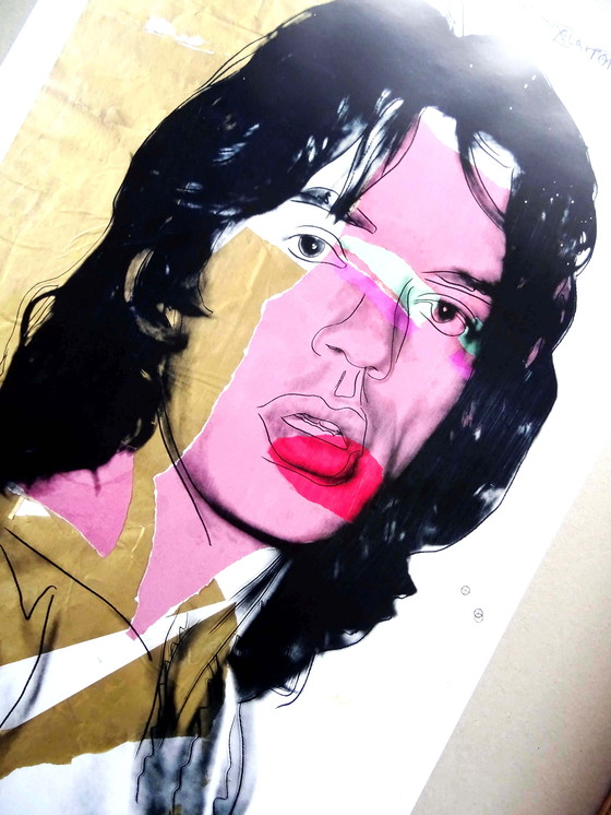 Image 1 of Andy Warhol - Mick Jagger (1975) - Mumok Wien 2010 - Offsetlithographie