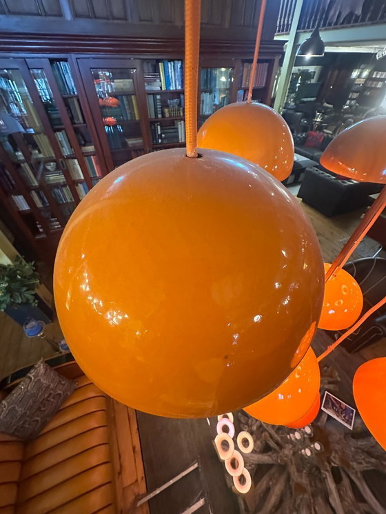 Image 1 of Vintage "flowerpot" chandelier by Verner Panton for Louis Poulsen, 1960s