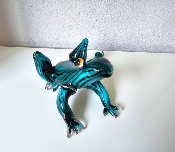 Image 1 of Stilisierter Frosch – Glas