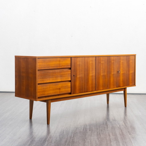 60er Jahre Sideboard, Nußbaum restauriert, 191cm