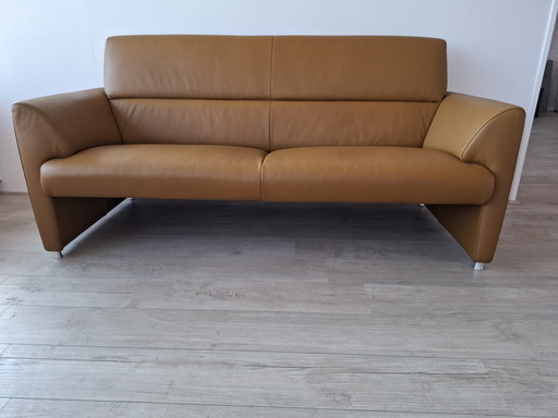 Montèl Mondi 3 plazas piel Havanna, nuevo estado