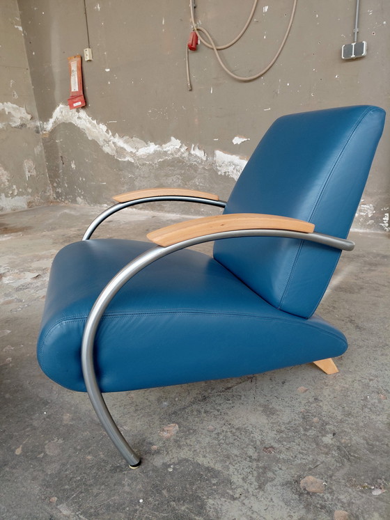 Image 1 of Gueldre 5470 | Cuir bleu vintage