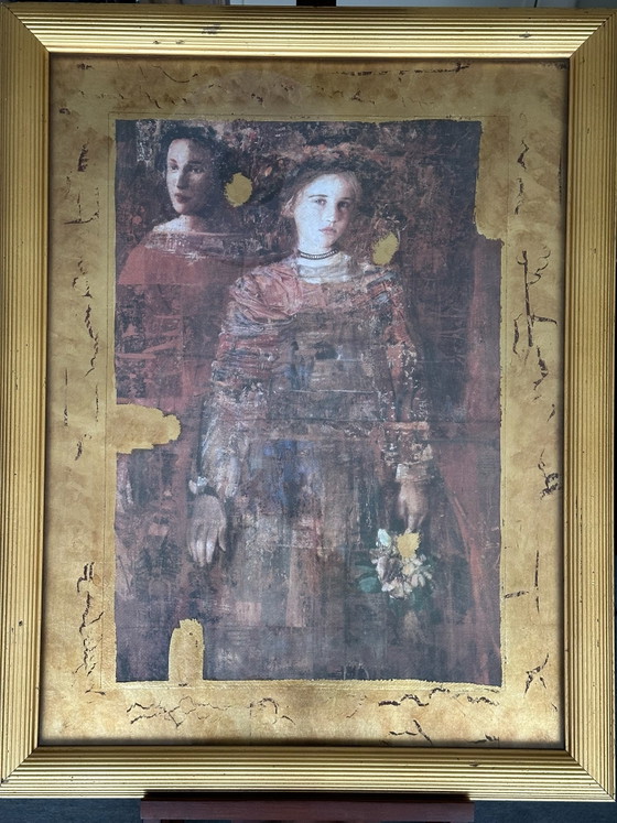 Mersad Berner - Ritratto di ragazza – Mersad Berber, Arte, Carta, Legno (photo 4 of 6)