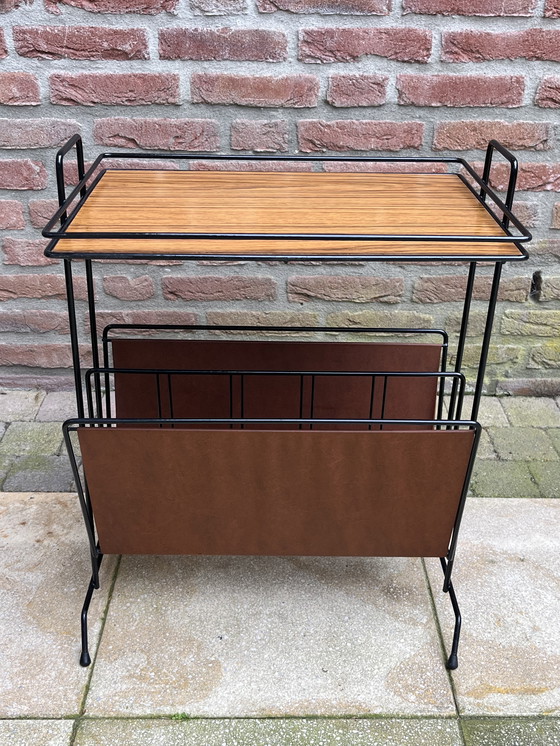 Image 1 of Table de lutrin vintage à armature métallique | 1950-1960 | Très bon état !