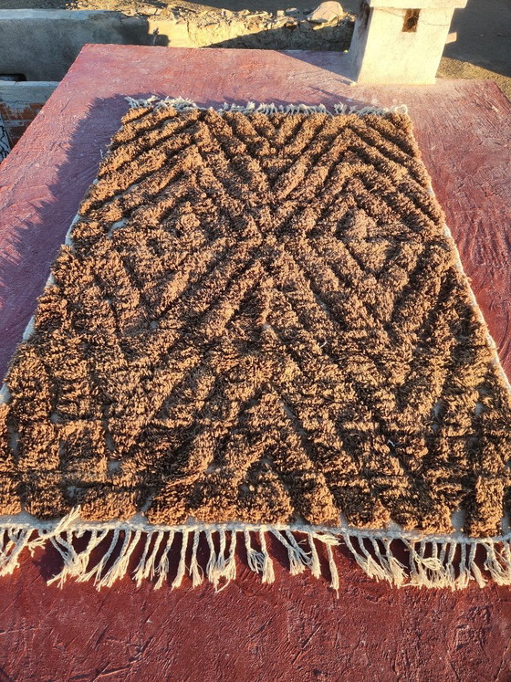 Tappeto marocchino Beni Ouarain 300 × 200 cm – Tappeto berbero in lana fatto a mano – Tappeti, Wool (photo 6 of 10)