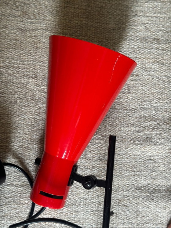 Image 1 of Lámpara colgante Astep VV Cinquanta, negro/rojo