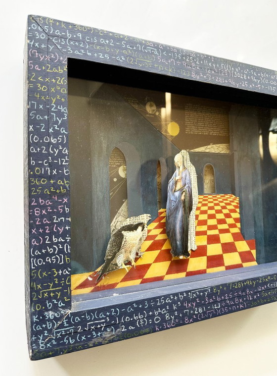 Image 1 of Surrealistische Op Art-compositie. Engeland, jaren 80.