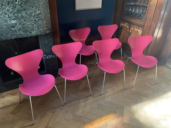 Image 1 of 6x sillas Butterfly, Arne Jacobsen de Fritz Hansen