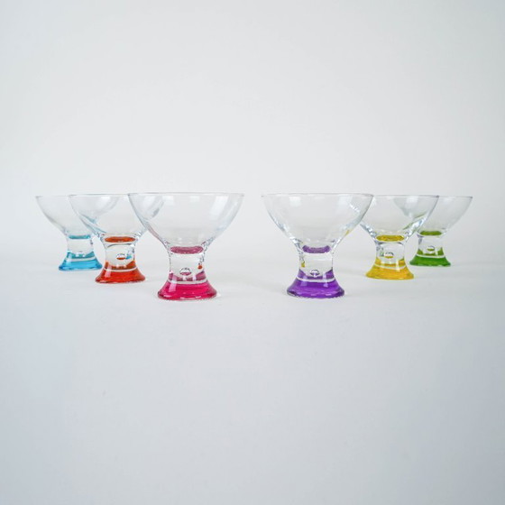 Image 1 of Set di ciotole da dessert, design italiano, anni '80, produzione: Italia