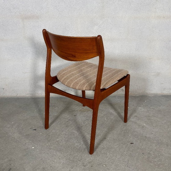 Image 1 of 6 sillas de comedor de P.E. Jørgensen — Madera maciza de teca