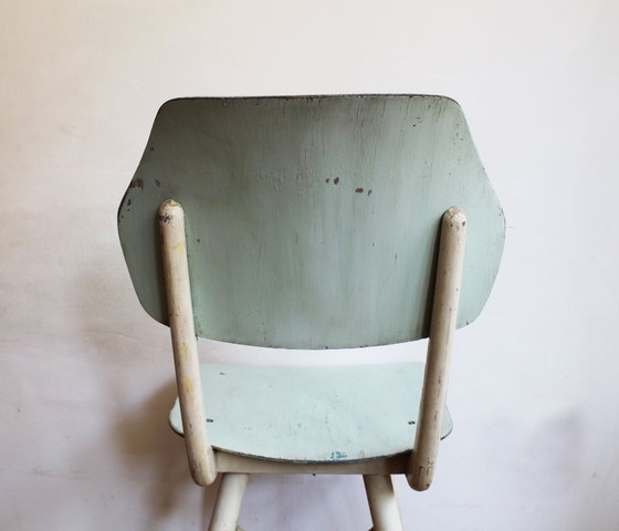 Set di 6 sedie da pranzo TON | Finitura originale color pastello | 1964 – Wood (photo 29 of 46)