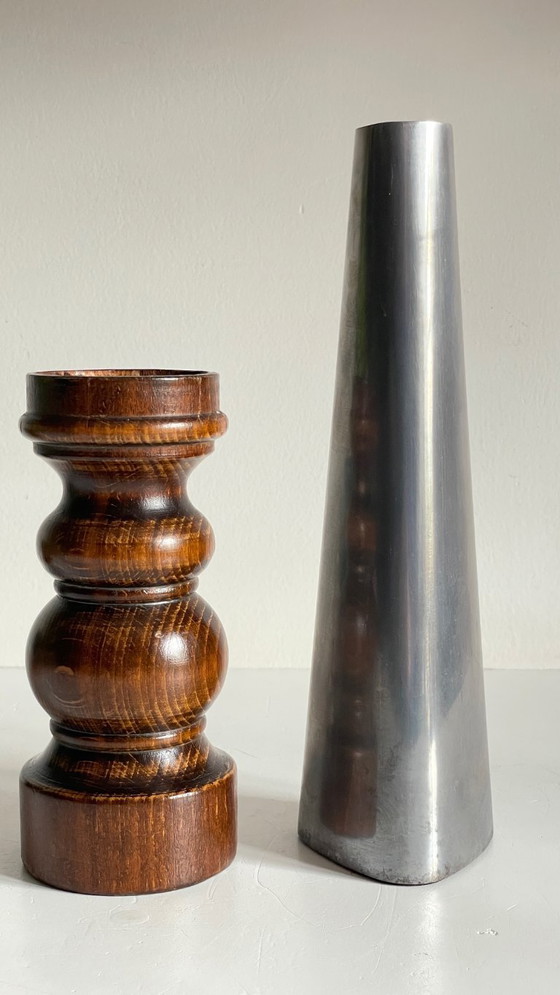 Image 1 of BOUGEOIRS Bois et Métal Ikea VINTAGE