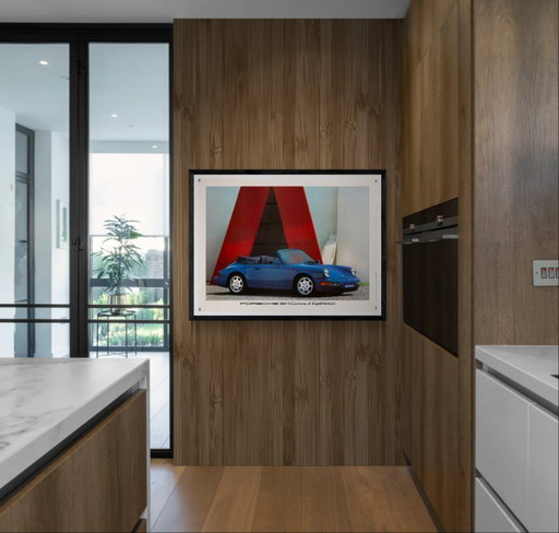 Porsche 911 Carrera 2 tiptronic – 1990 originele vintage Porsche poster – modern – 76x102 cm