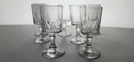 Baccarat - 7 calici da vino modello Champigny Richelieu – Bicchieri e caraffe, Cristallo, Vetro (photo 2 of 12)