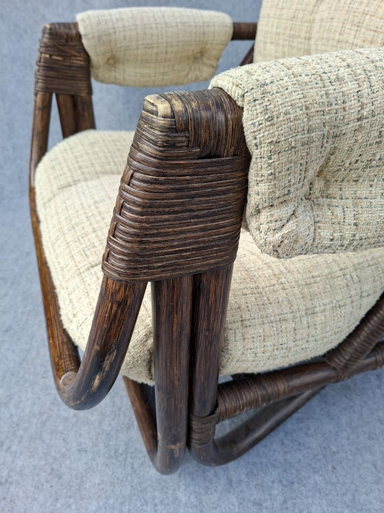 Fauteuil en Bambou – Rotin, Textile (photo 8 of 10)