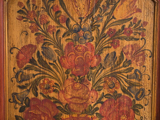 Antique painted armoire in pine wood – Austria, Year 1831 – Wardrobes, Rustic (photo 39 of 40)