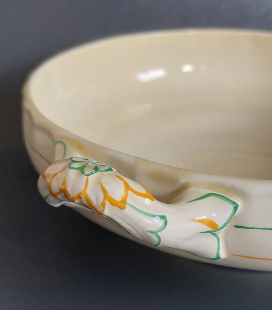 Image 1 of Engelse art-deco terrine met deksel