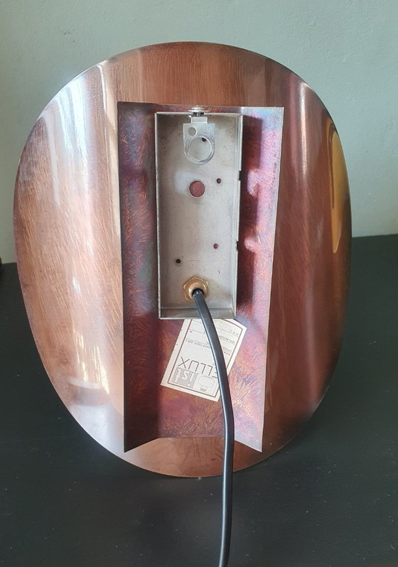 Image 1 of Lampada da parete vintage in rame e vetro - Jugoslavia - Metà secolo